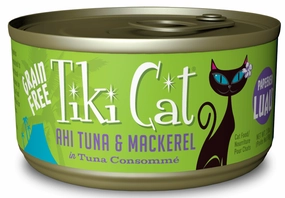 Tiki Cat Papeekeo Luau Grain Free Ahi Tuna And Mackrel In Tuna Consomme  Canned Cat Food healthy cat food, premium dry cat food