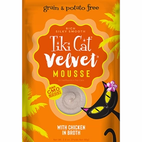 Tiki Cat Velvet Mousse Chicken healthy cat food, premium dry cat food