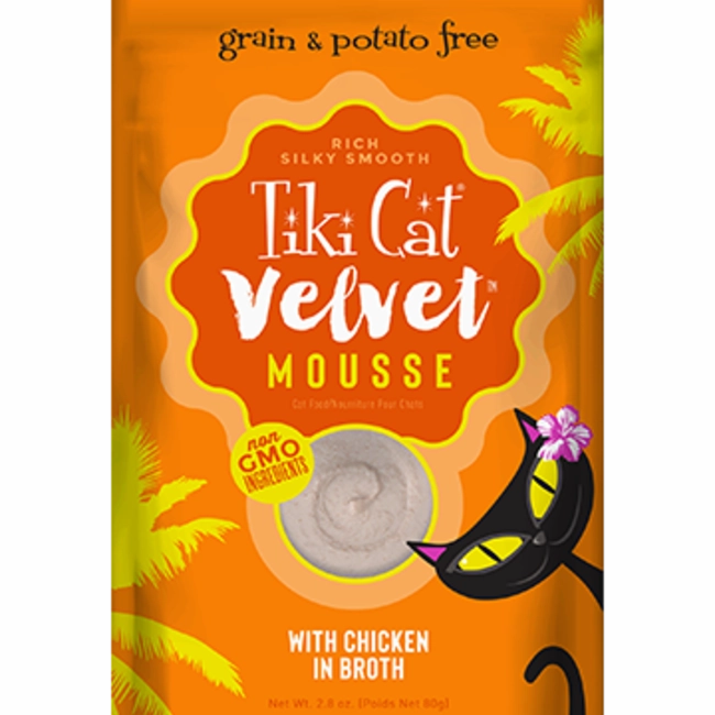 Tiki Cat Velvet Mousse Chicken healthy cat food, premium dry cat food
