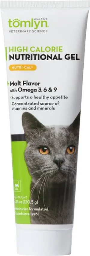 Tomlyn Nutri-Cal Malt Flavored Gel High Calorie Supplement for Cats multivitamin for cats, daily cat supplements