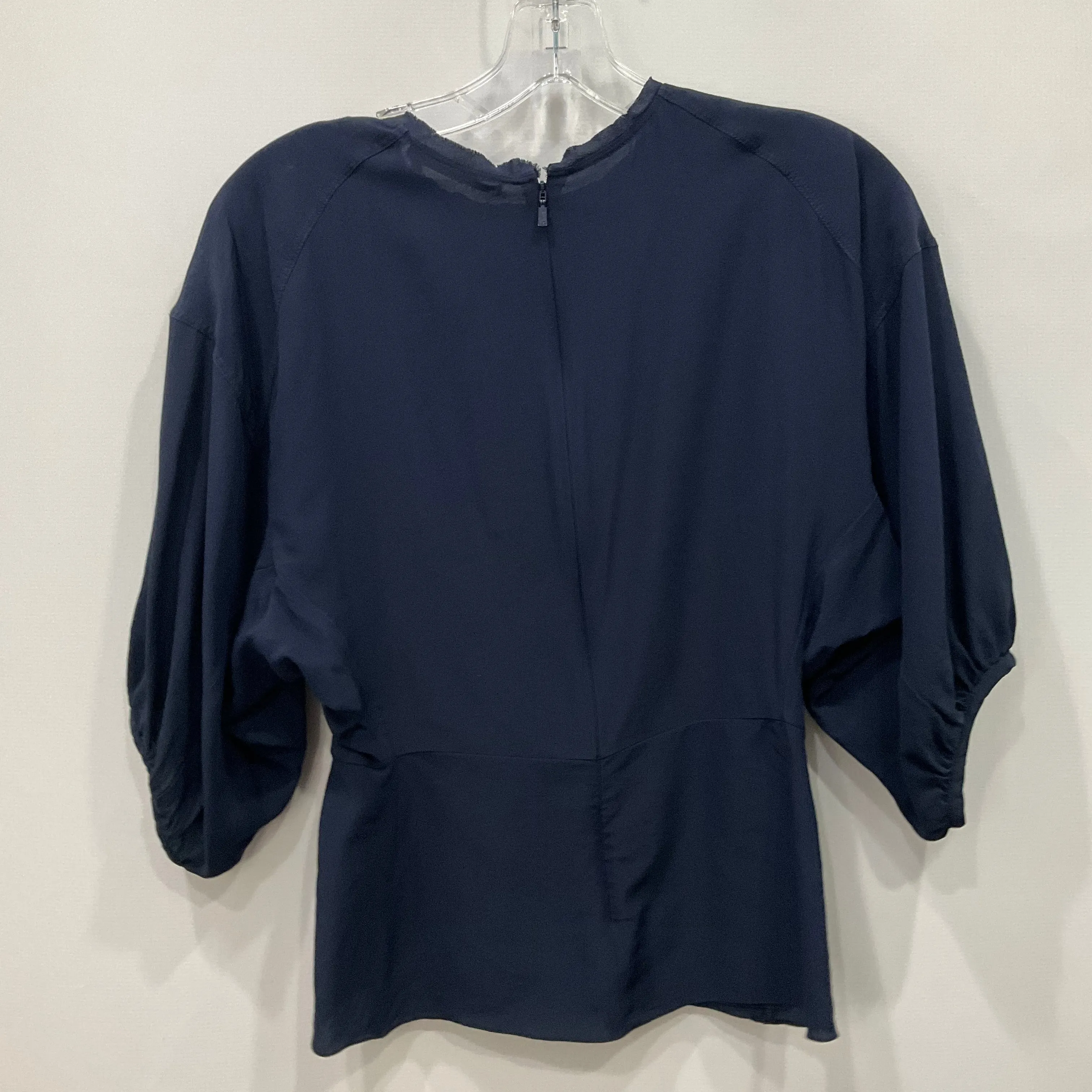 Top Short Sleeve Luxury Designer By Chloe In Navy, Size: 4 chloe