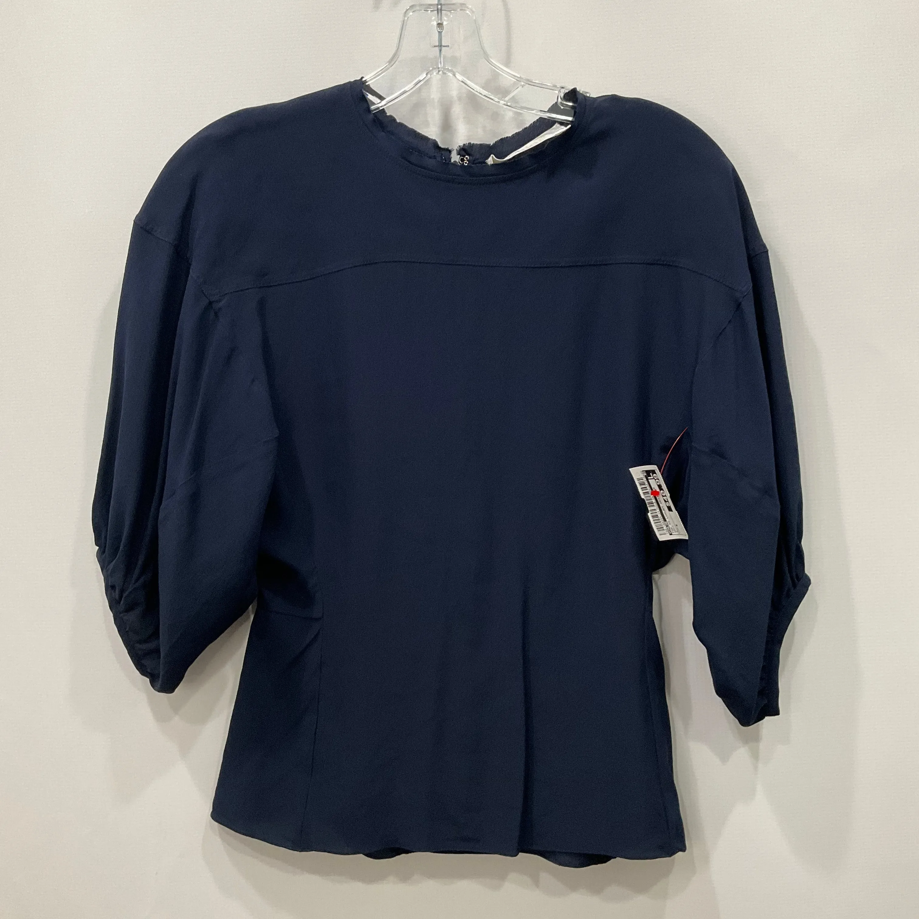 Top Short Sleeve Luxury Designer By Chloe In Navy, Size: 4 chloe
