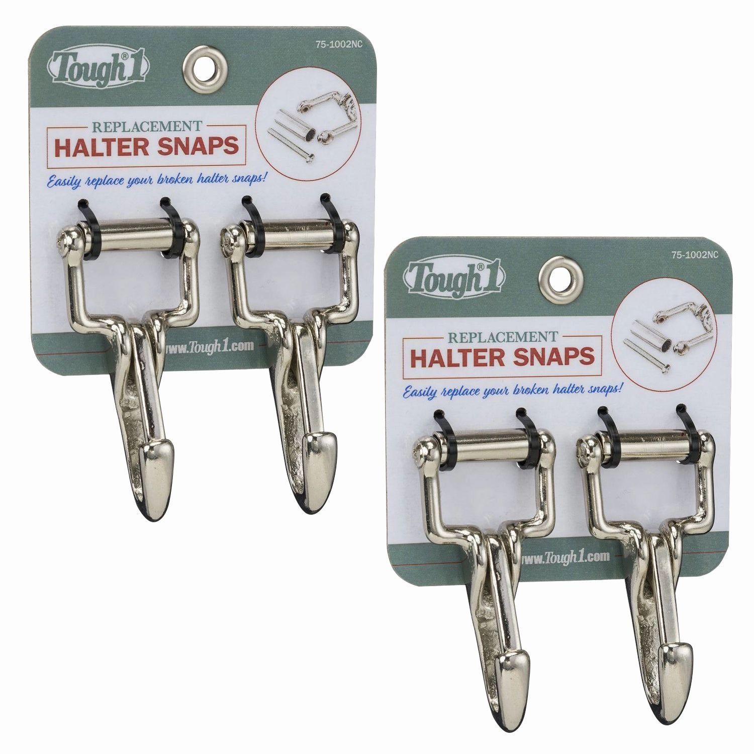 Tough 1 Replacement Halter Snaps, Set of 2