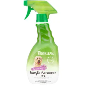 Tropiclean D-Matt Tangle Remover Spray cat grooming brush, cat shampoo