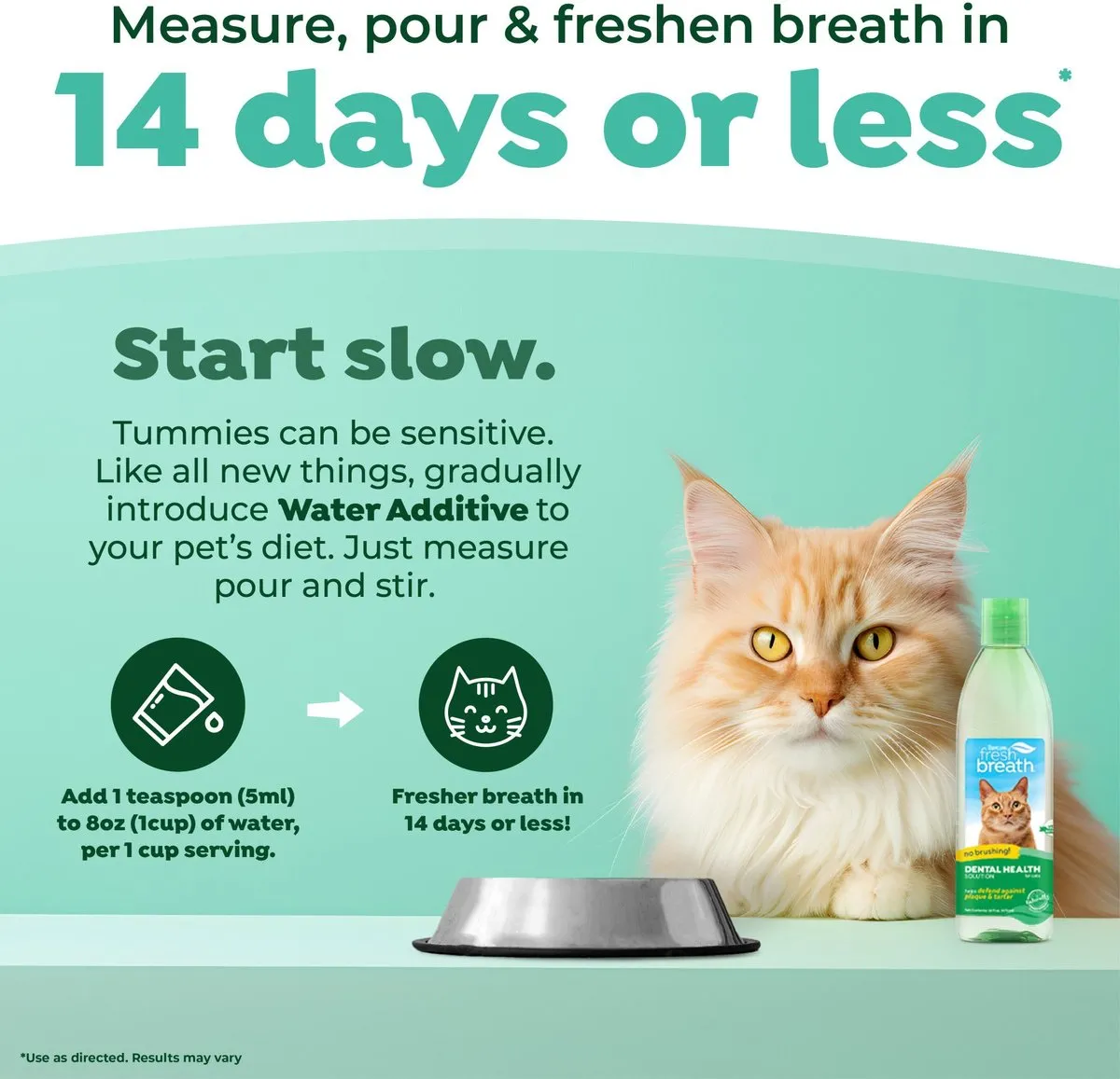 TropiClean Fresh Breath Oral Care Water Additive for Cats