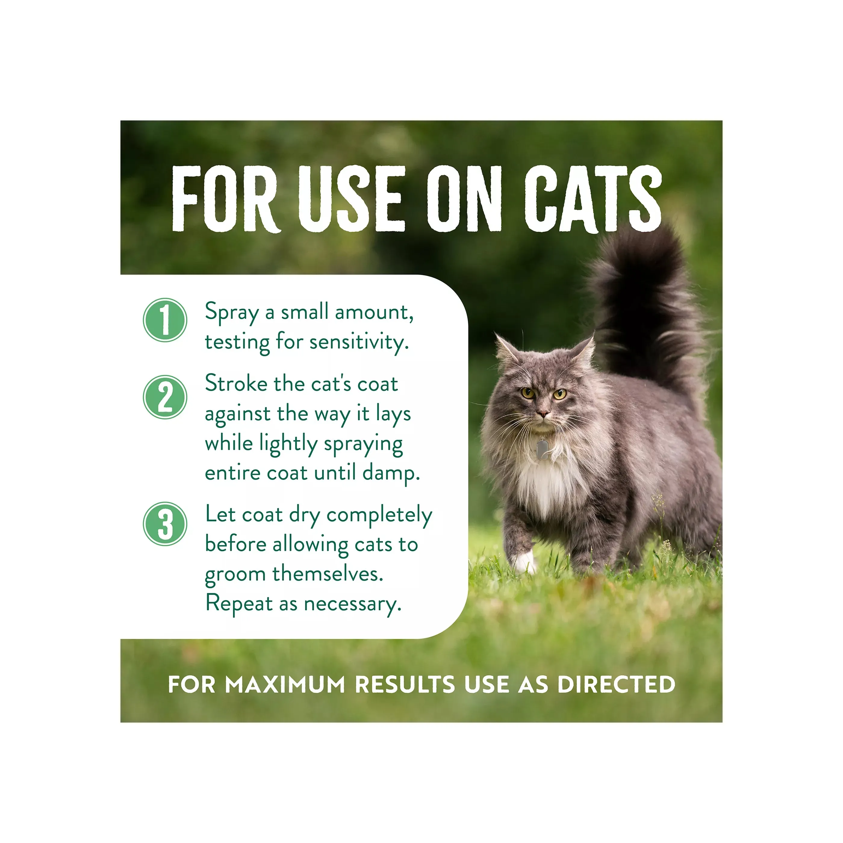 TropiClean Natural Flea & Tick Gentle Spray Mist for Cats