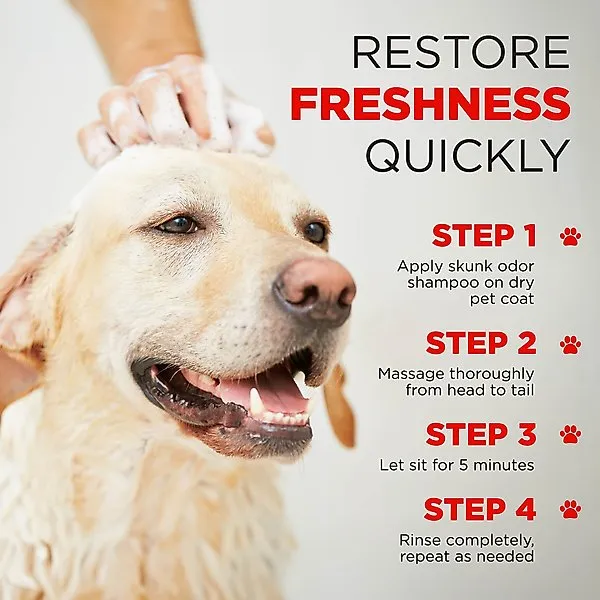 TropiClean Skunk Odor Control Dog & Cat Shampoo