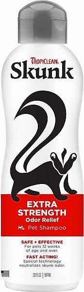 TropiClean Skunk Odor Control Dog & Cat Shampoo cat essentials, basic cat supplies