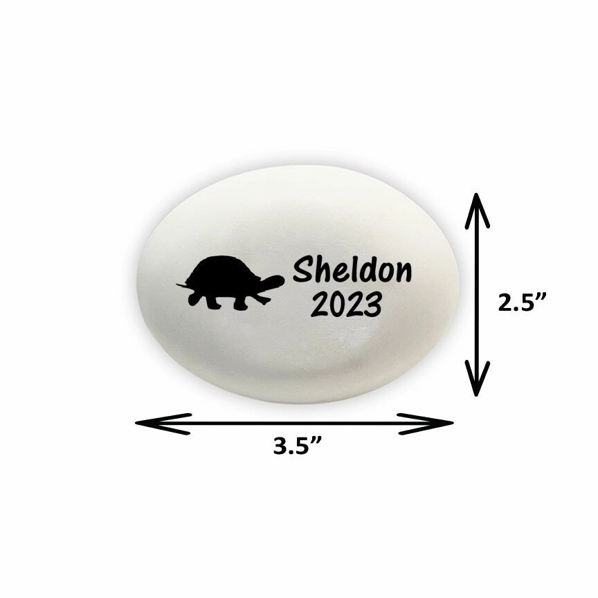 Turtle Memorial Stone- Personalized Turtle Memorial Gift