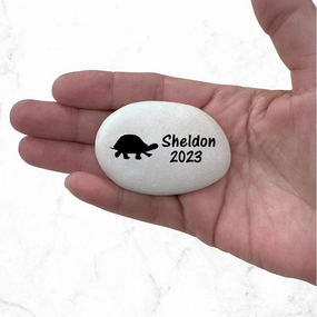 Turtle Memorial Stone- Personalized Turtle Memorial Gift