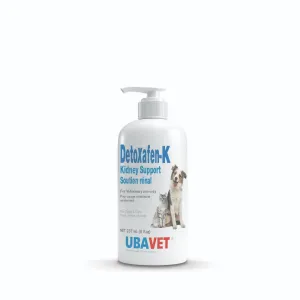 UbaVet Detoxafen-K Kidney Support 8oz (237ml) cat vitamins, cat immune support