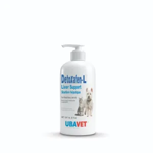 UbaVet Detoxafen-L Liver Support 8oz (237ml) cat vitamins, cat immune support