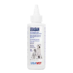 UbaVet UbaSan Ear Cleansing Solution cat vitamins, cat immune support