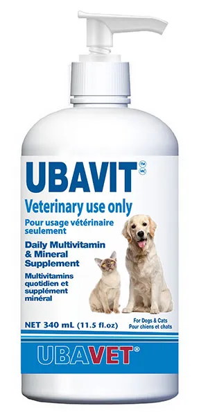 Ubavet Ubavit 340ml cat vitamins, cat immune support