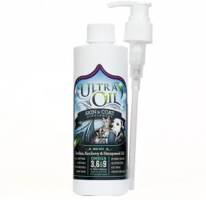Ultra Oil Skin and Coat Supplement for Dogs and Cats cat vitamins, cat immune support