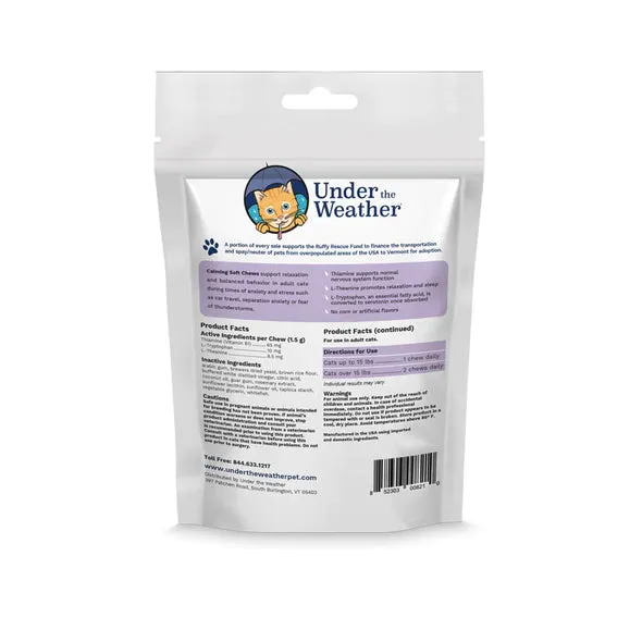 Under the Weather Calming for Cats 60 chews