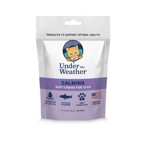 Under the Weather Calming for Cats 60 chews cat vitamins, cat immune support