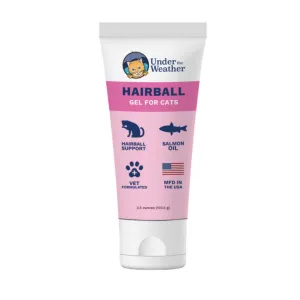 Under the Weather Hairball Support Gel Supplement for Cats hairball control treats, hairball relief cat food
