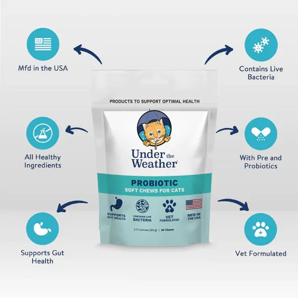 Under the Weather Probiotic for Cats 60 chews