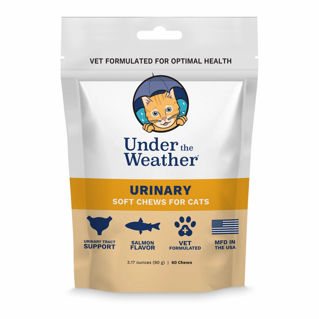 Under the Weather Urinary Support Soft Chews Supplement for Cats cat joint supplements, senior cat joint care