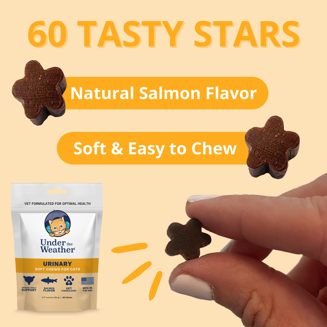 Under the Weather Urinary Support Soft Chews Supplement for Cats