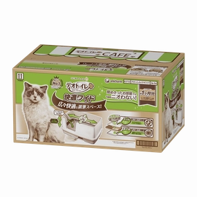 Unicharm Toilet Deo Toilet Dual Layer Cat Litter Box Wide cat litter box,cat cage