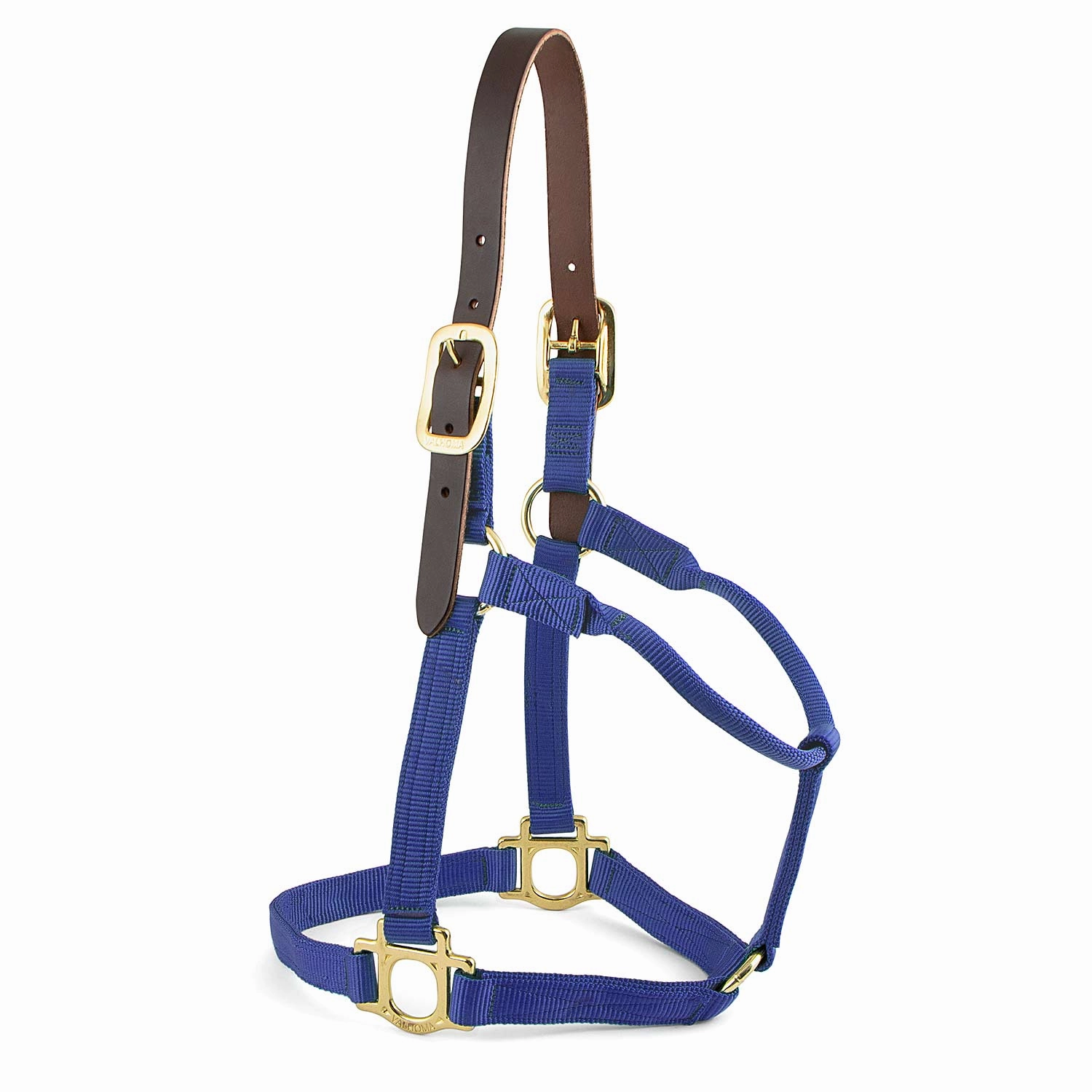Valhoma Premium Breakaway Nylon Halter with Leather Crown