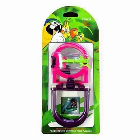 Veny Paddle Wheel with Mirror & Perch (BA5422) bird cage parrot food bird toys bird perch bird treats