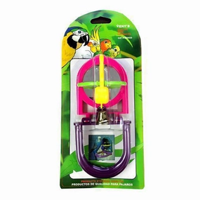 Veny Paddle Wheel with Mirror, Perch & Bell (BA5433) bird cage parrot food bird toys bird perch bird treats