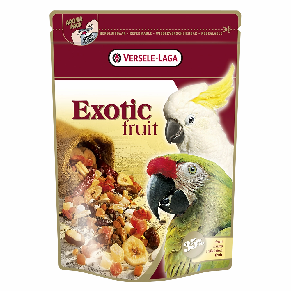 Versele-Laga Exotic Fruit Mix for Parrots 600g bird cage parrot food bird toys bird perch bird treats
