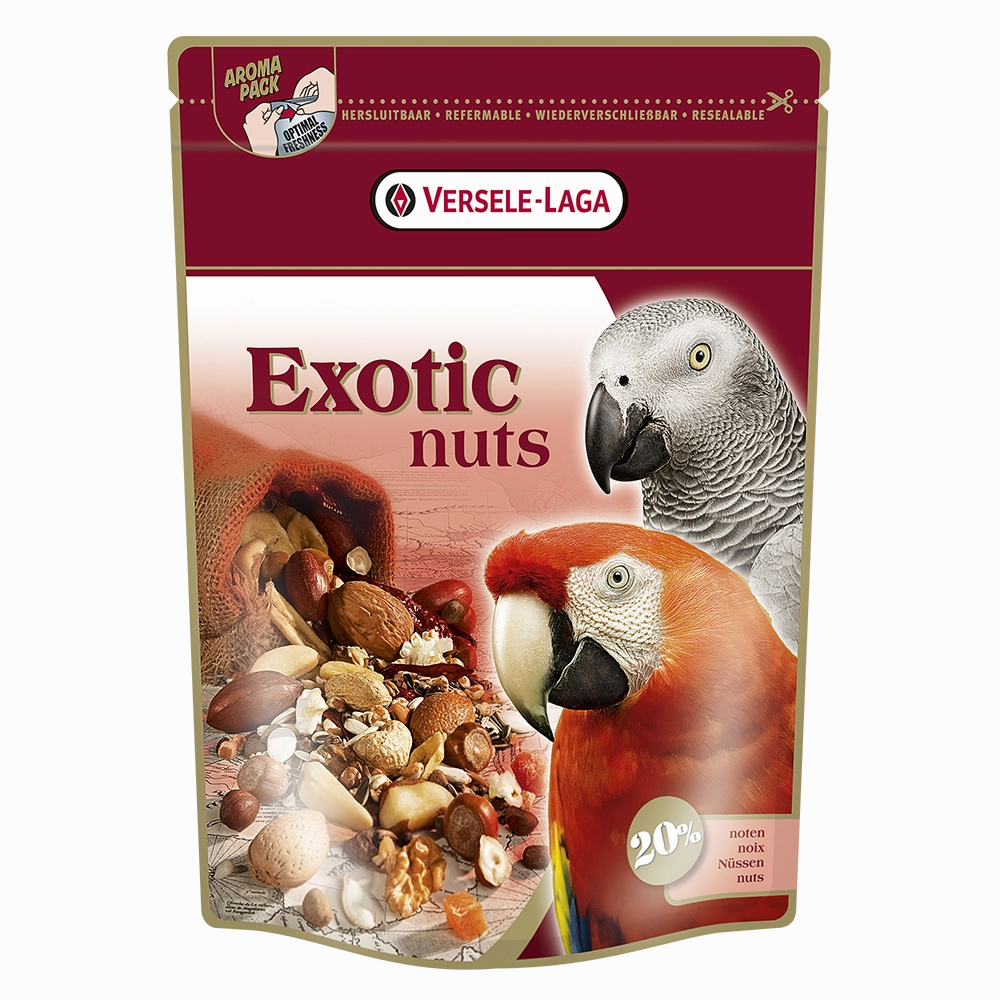 Versele-Laga Exotic Nut Mix for Parrots 750g bird cage parrot food bird toys bird perch bird treats