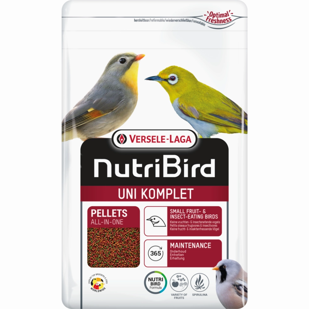 Versele-Laga NutriBird Uni Komplet - Small Fruit & Insect Eating Birds 1kg bird cage parrot food bird toys bird perch bird treats