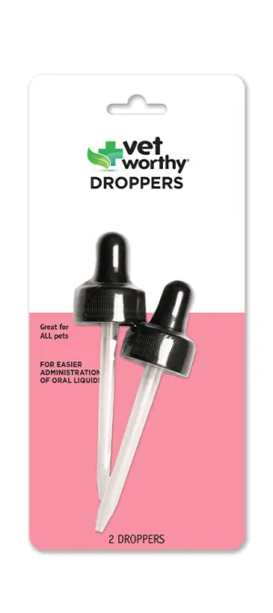 Vet Worthy Droppers cat vitamins, cat immune support