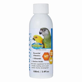 Vetafarm Multivet with Moulting Aid 100ml bird cage parrot food bird toys bird perch bird treats