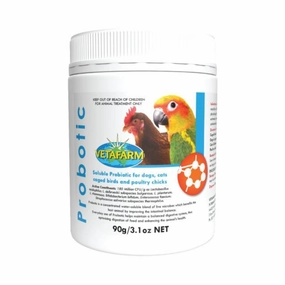 Vetafarm Probiotic 90g bird cage parrot food bird toys bird perch bird treats