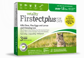 Vetality Firstect Plus Monthly Topical Flea and Tick Treatment for Cats cat essentials, basic cat supplies
