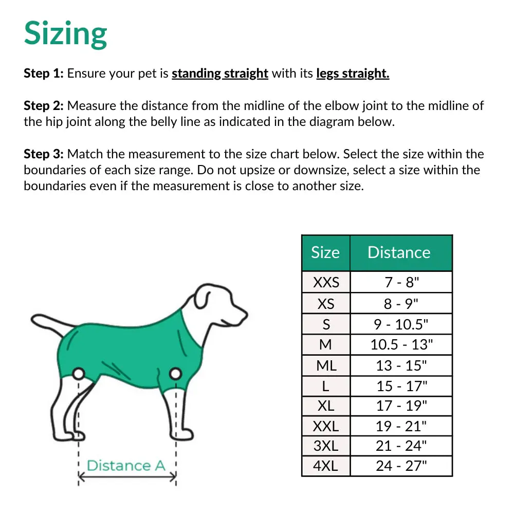 VetMedWear Suit - After Surgery Pet Clothing for Wound Protection