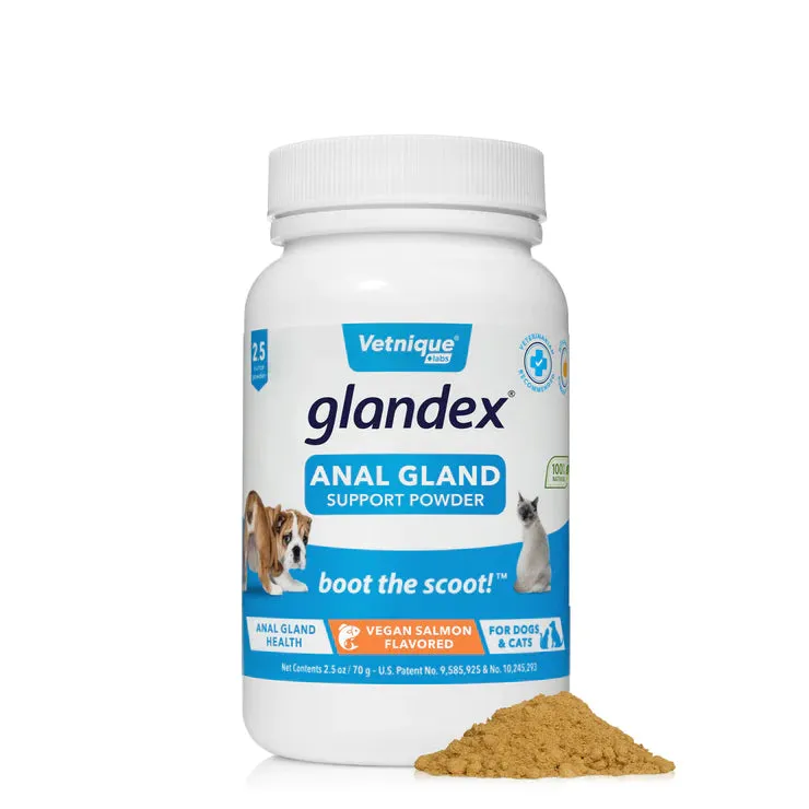 Vetnique Labs Glandex Salmon Vegan Powder cat vitamins, cat immune support