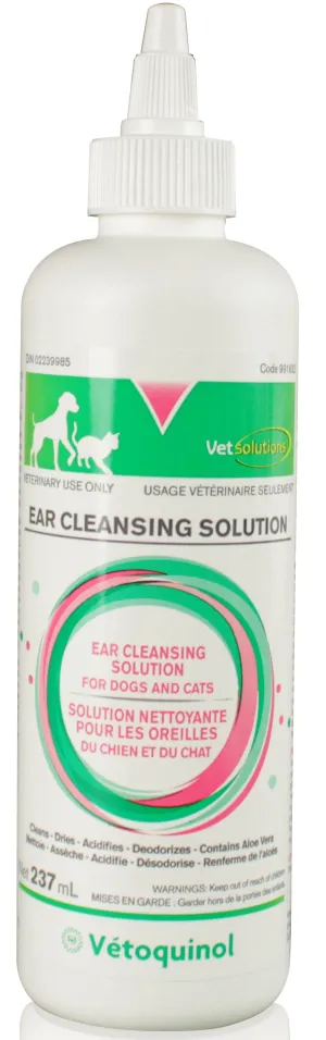 Vetoquinol VetSolutions Ear Cleansing Solution cat vitamins, cat immune support