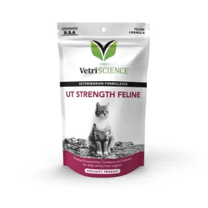 VetriScience UT Strength Feline Urinary Tract Supplement for Cats cat essentials, basic cat supplies