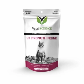 VetriScience UT Strength Feline Urinary Tract Supplement for Cats cat essentials, basic cat supplies