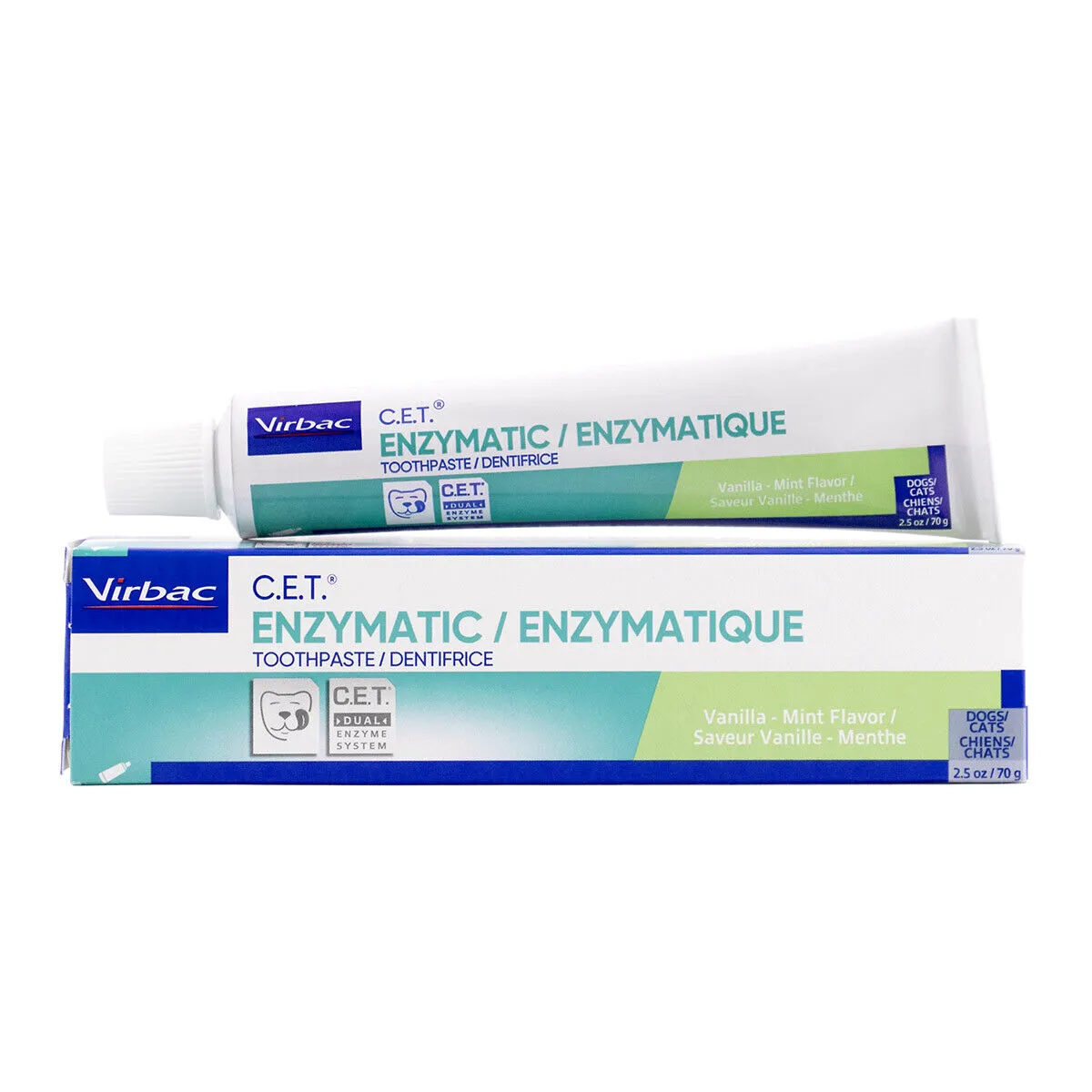 Virbac C.E.T. Enzymatic Toothpaste for Dogs and Cats 70g