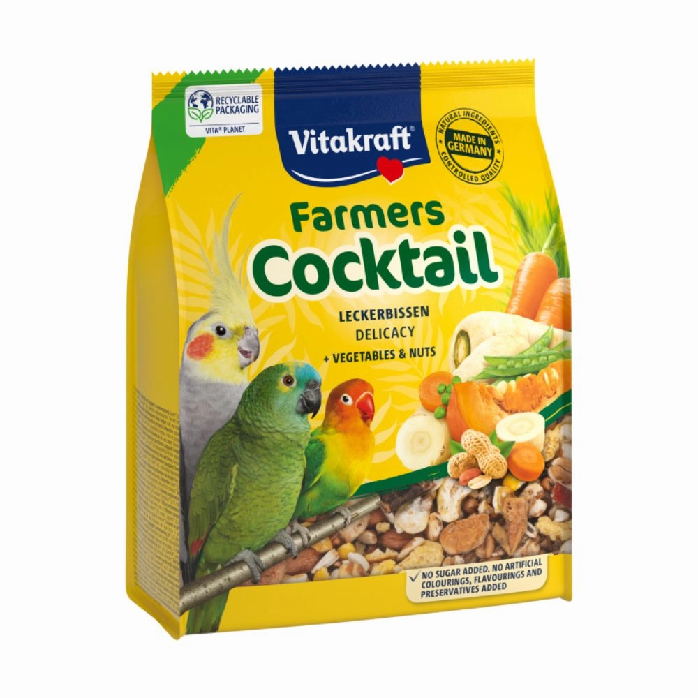 Vitakraft Farmers Cocktail for Cockatiels & Lovebirds 250g bird cage parrot food bird toys bird perch bird treats