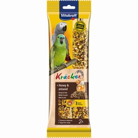 Vitakraft Kracker Honey & Aniseed for Parrots 180g bird cage parrot food bird toys bird perch bird treats