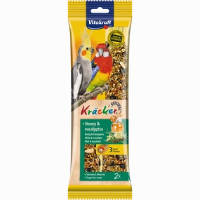 Vitakraft Kracker Honey & Eucalyptus for Cockatiels 180g bird cage parrot food bird toys bird perch bird treats
