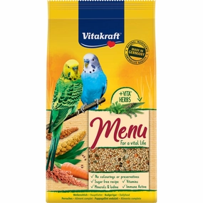Vitakraft Premium Menu Budgie 1kg bird cage parrot food bird toys bird perch bird treats