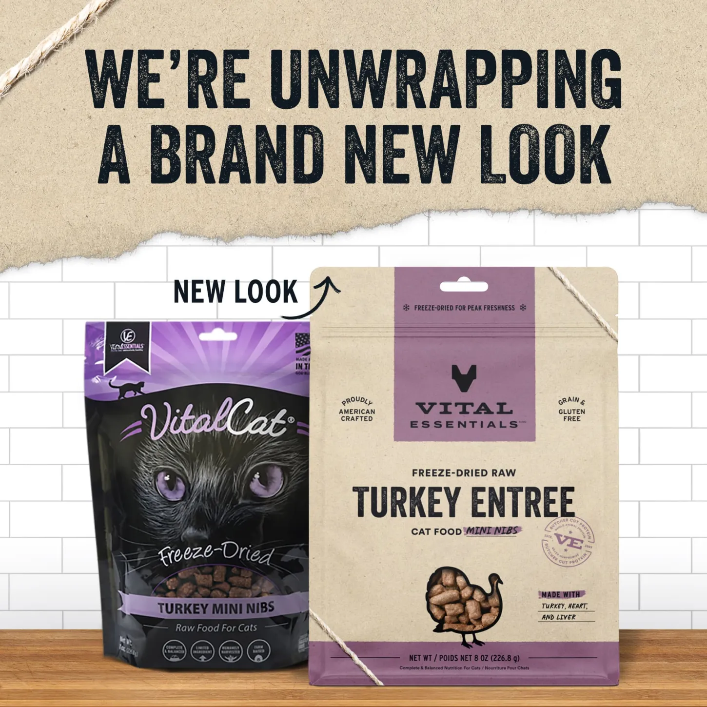 Vital Essentials Turkey Entree Mini Nibs Freeze-Dried Raw Cat Food