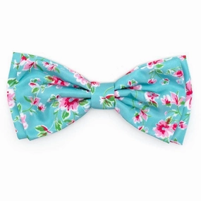 Watercolor Floral Dog Bow Tie dog collar accessory,collar decor