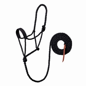 Weaver Braided Poly Rope Horse Halter with Lead bird pet,aviary product