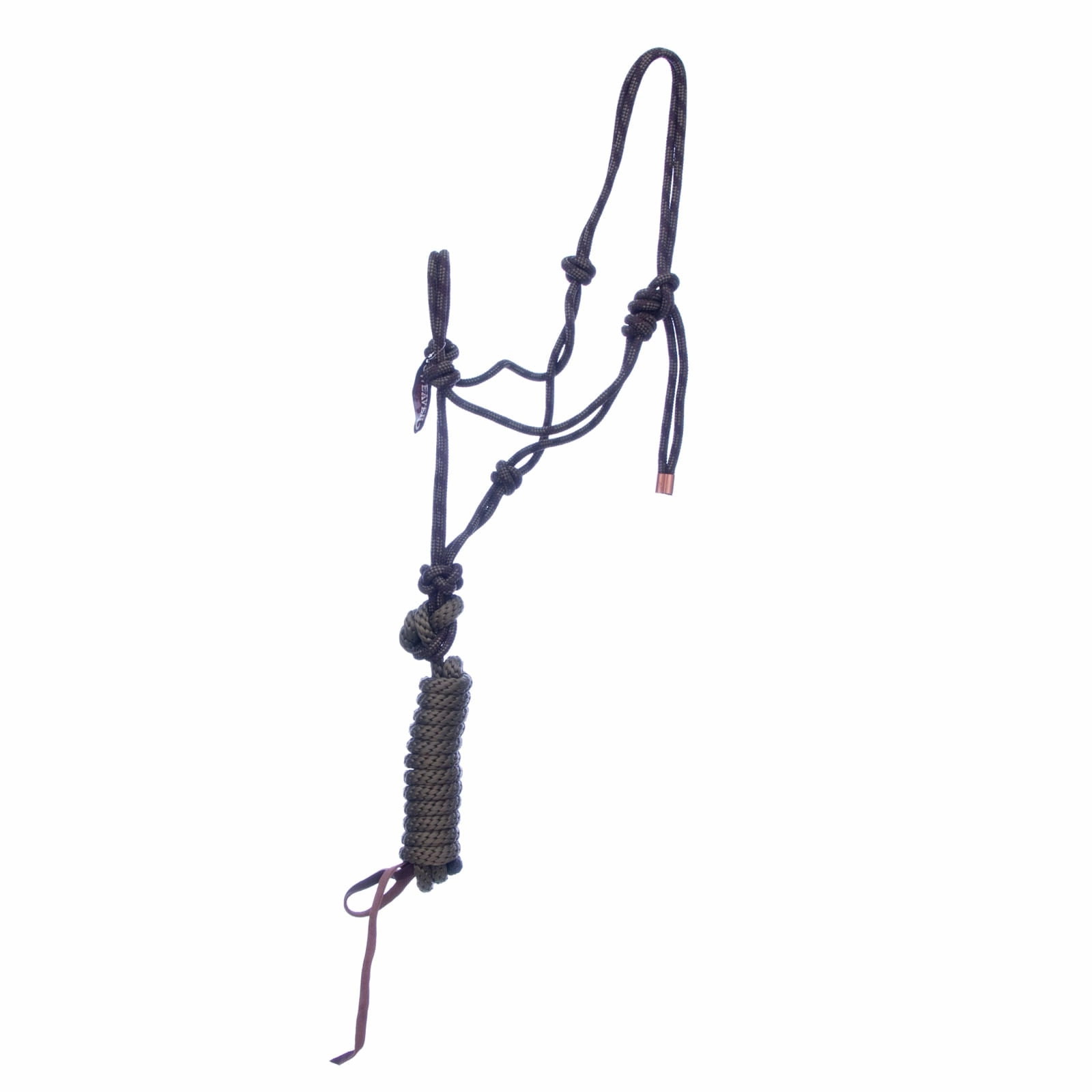 Weaver Leather Diamond Braid Rope Halter with Lead